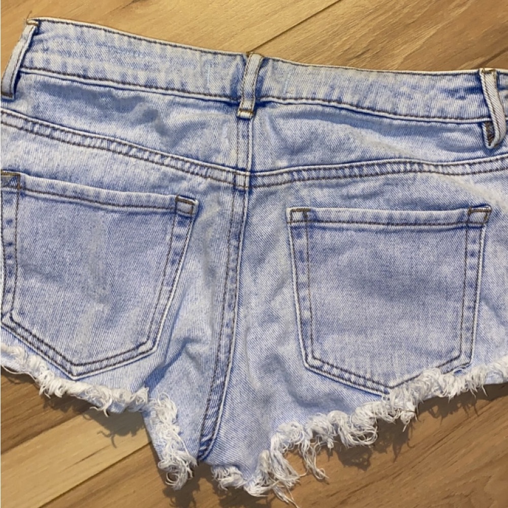 Pacsun High Rise Festival Short Size 24 Light Wash